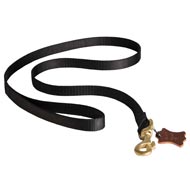 Nylon Black Russian Terrier Leash for Walking, Training, Tracking and Police Work  Nylon Black Russian Terrier Leash for Walking, Training, Tracking and Police Work