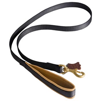 Special Nylon Dog Leash Comfortable to Use for Black Russian Terrier